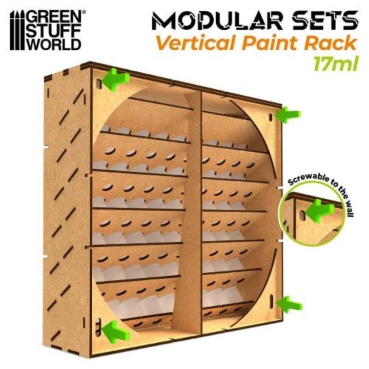 Modular Paint Rack - VERTICAL 17ml / Modulárny stojan na farby - VERTICAL 17ml