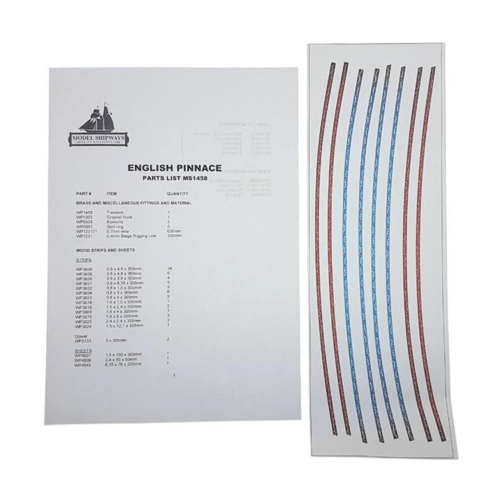 Model Shipways English Pinnace 1:24 kit
