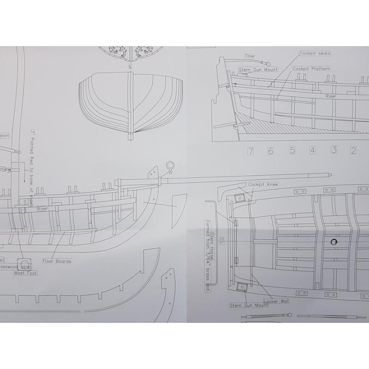 Model Shipways Armed Longboat 1:24 kit