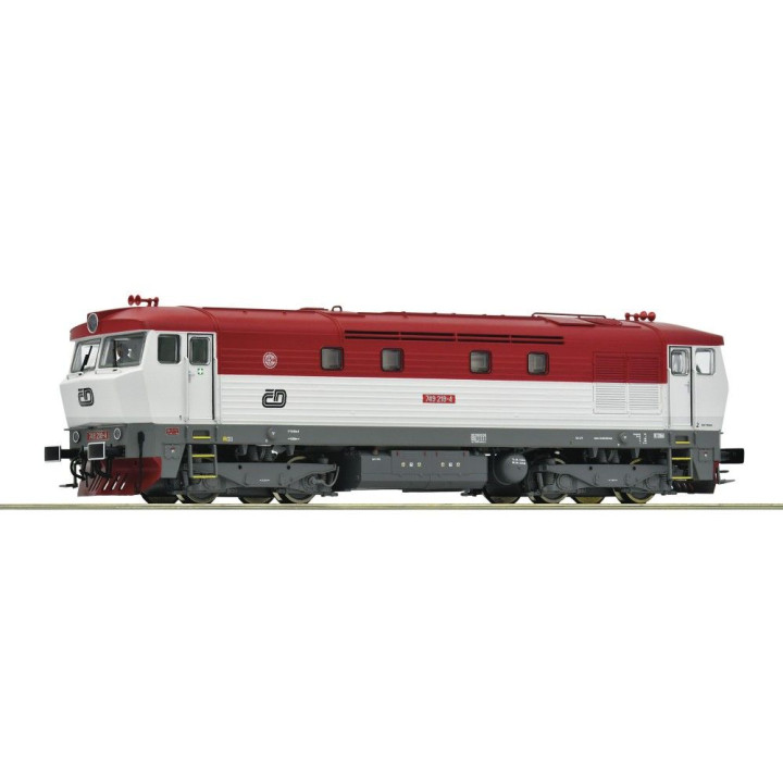 ROCO Motorový rušeň radu 749 218-4