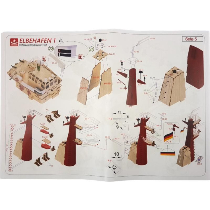Türkmodel Elbehafen 1 1:50 kit