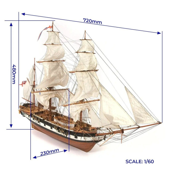 OcCre HMS Beagle 1:60