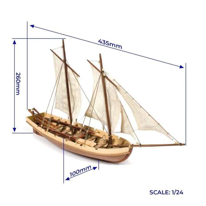 OcCre Bounty boat 1:24
