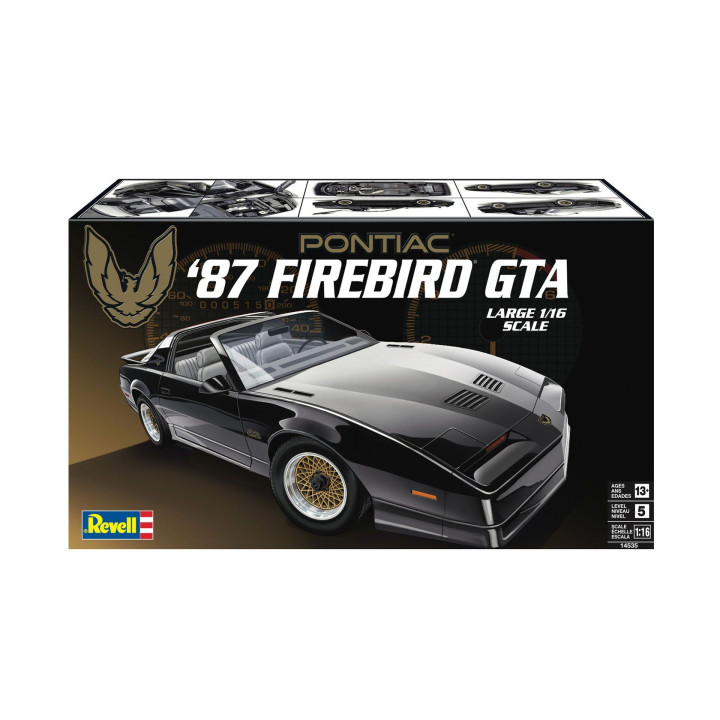 Plastic ModelKit MONOGRAM auto 4535 - 1987 Pontiac Firebird GTA (1:16)