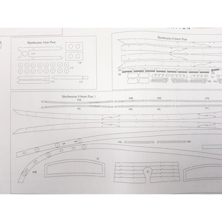 Vanguard Models HM Sherbourne 1763 1:64 kit