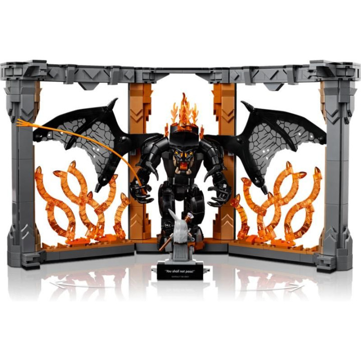 LEGO Icons - Knižní zarážka: Pán prstenů – Balrog™