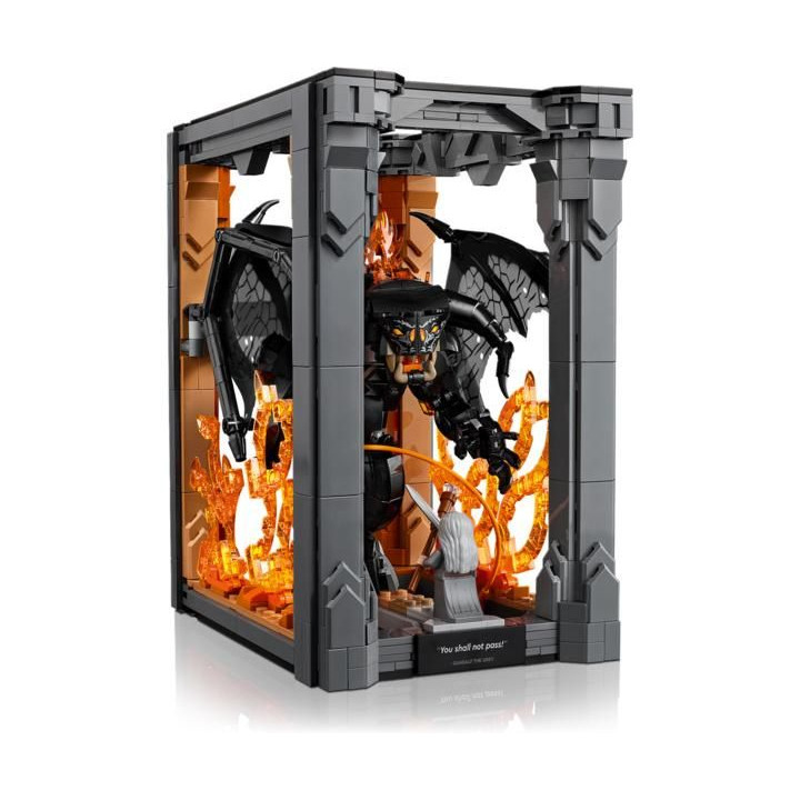 LEGO Icons - Knižní zarážka: Pán prstenů – Balrog™