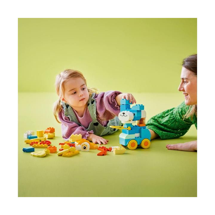 LEGO DUPLO - 3 v 1: Zvířátka na kolečkách