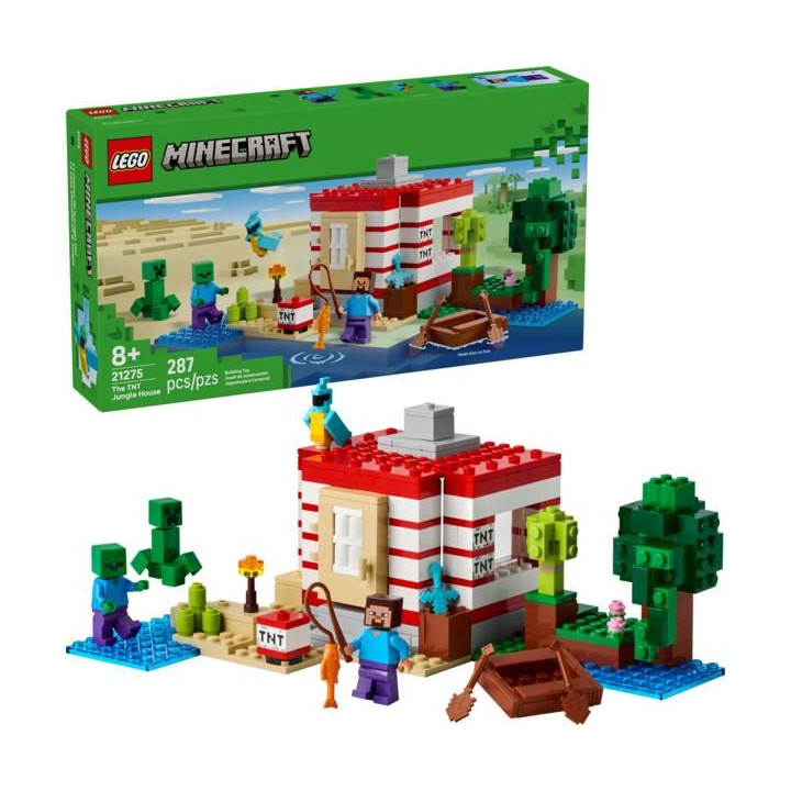 LEGO Minecraft - TNT dům v džungli