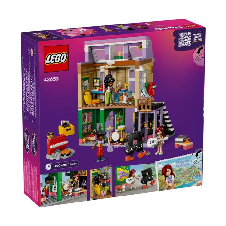 LEGO Friends - Obchod s hudebninami a byt