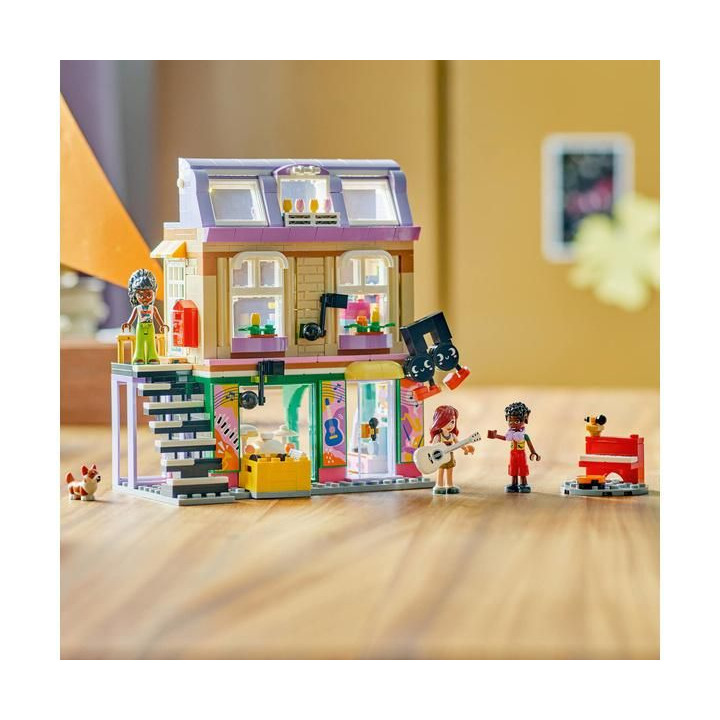 LEGO Friends - Obchod s hudebninami a byt