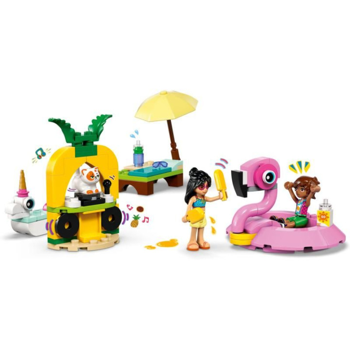 LEGO Friends - Zábava u bazénu s jednorožcem a plameňákem