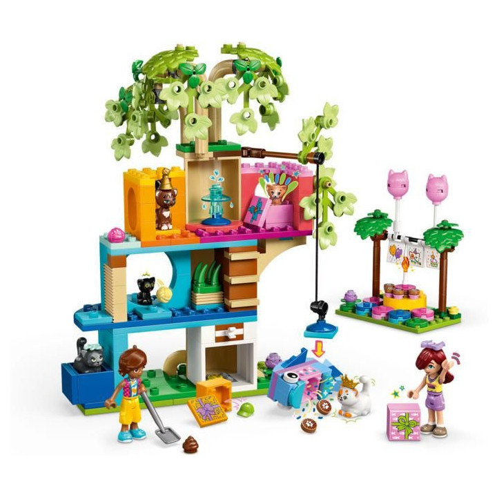 LEGO Friends - Kočičí narozeninová oslava a dům na stromě