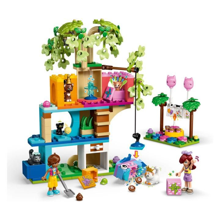 LEGO Friends - Kočičí narozeninová oslava a dům na stromě