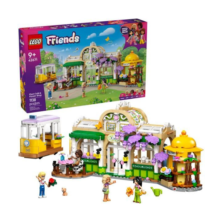 LEGO Friends - Kavárna plná rostlin a květinářství