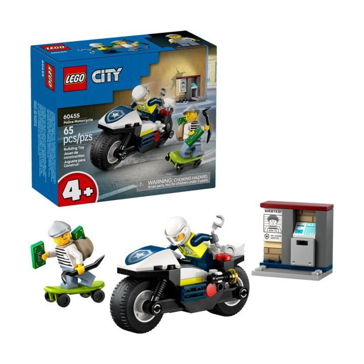 LEGO City - Honička na policejní motorce
