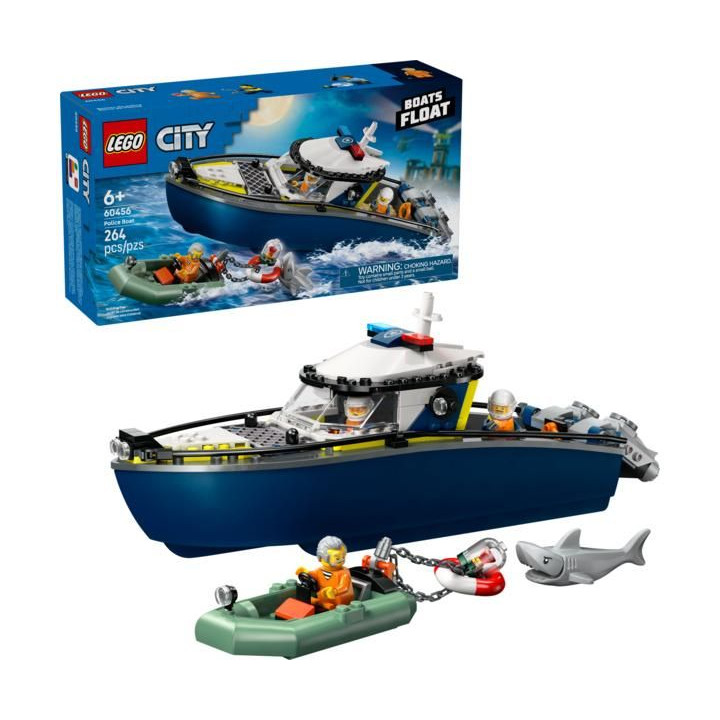 LEGO City - Honička v policejní lodi