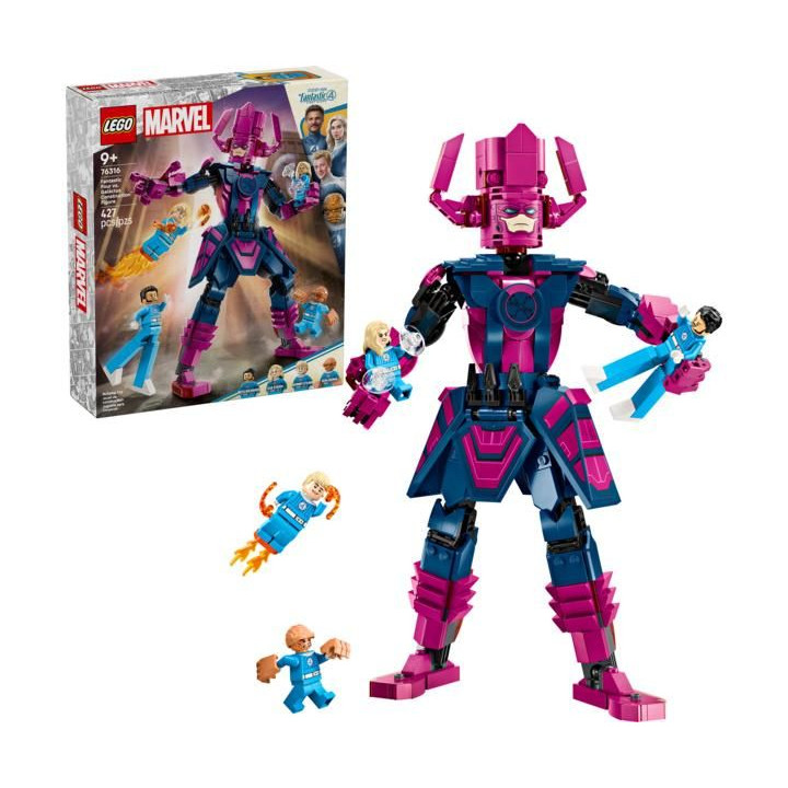 LEGO Marvel - Fantastická čtyřka vs. Sestavitelná