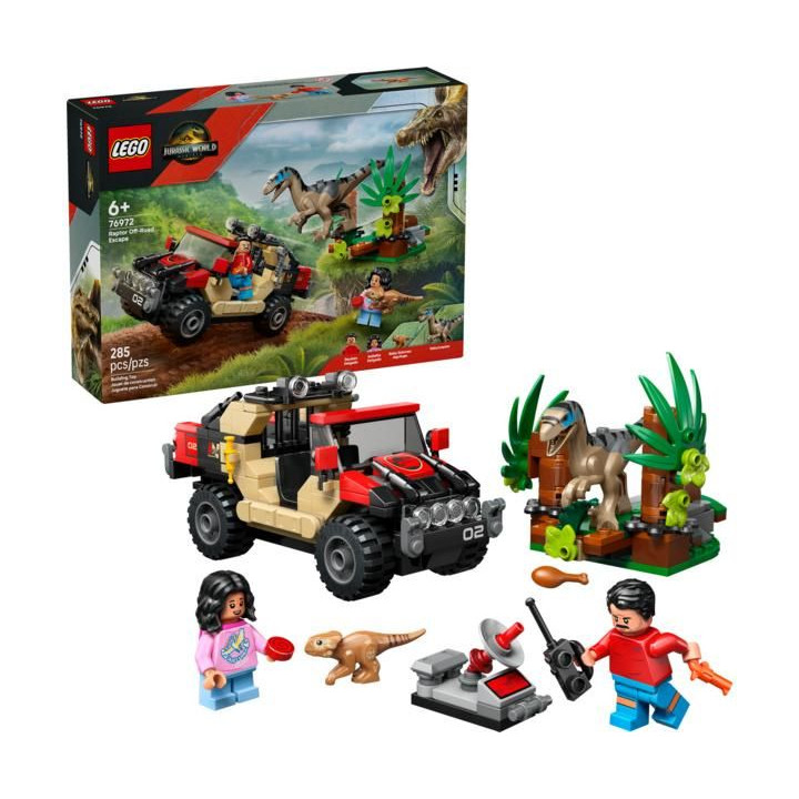 LEGO Jurassic World - Únik před raptorem v terénním autě