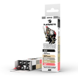 PLAYMARKERS SET - SKELETONS & ZOMBIES (6 ref.)