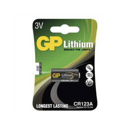 Lítiová batéria GP CR123A 3V 1500mAh