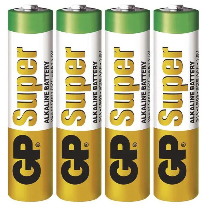 Alkalická batéria GP Super LR03 (AAA) 4ks