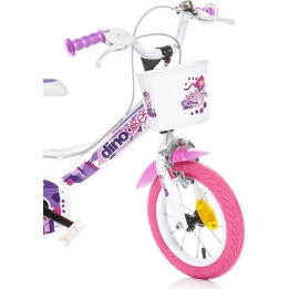 DINO Bikes - Dětské kolo 12" Fairy bílé