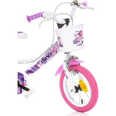 DINO Bikes - Dětské kolo 12" Fairy bílé
