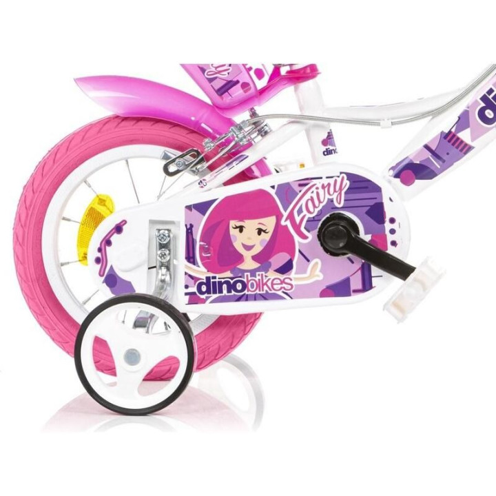 DINO Bikes - Dětské kolo 12" Fairy bílé