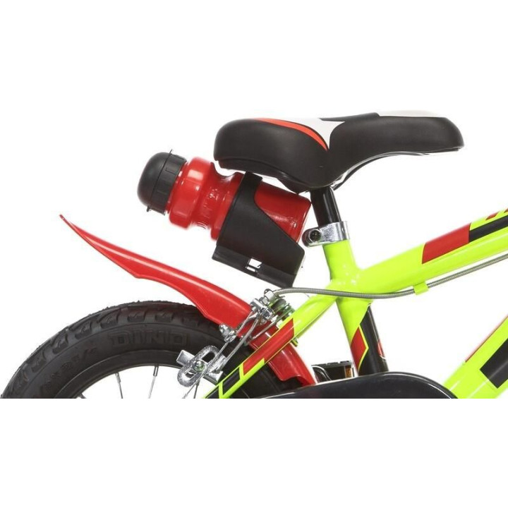 DINO Bikes - Dětské kolo 12" zelené/černé