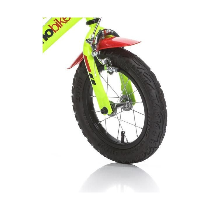 DINO Bikes - Dětské kolo 12" zelené/černé