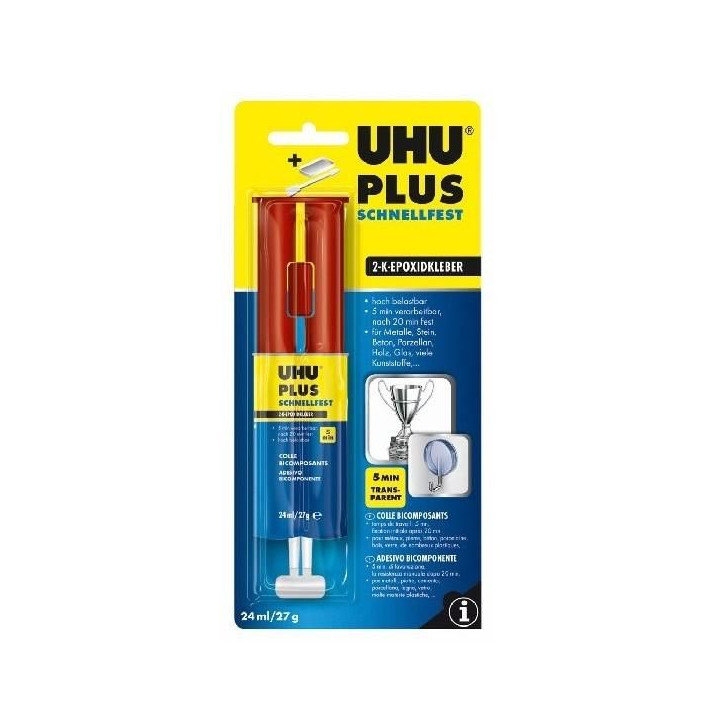 UHU PLUS 5 min schnellfest EPOXY 24ml/27g v dávkovači
