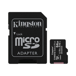 Kingston Canvas Select Plus micro SDXC 64GB Class 10 UHS-I + SD adaptér