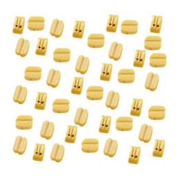 OcCre Kladka dvojitá drevená 4mm (15ks)