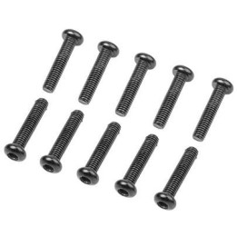 M3x14mm Imbusové šroubky s kulatou hlavou, 10 ks.