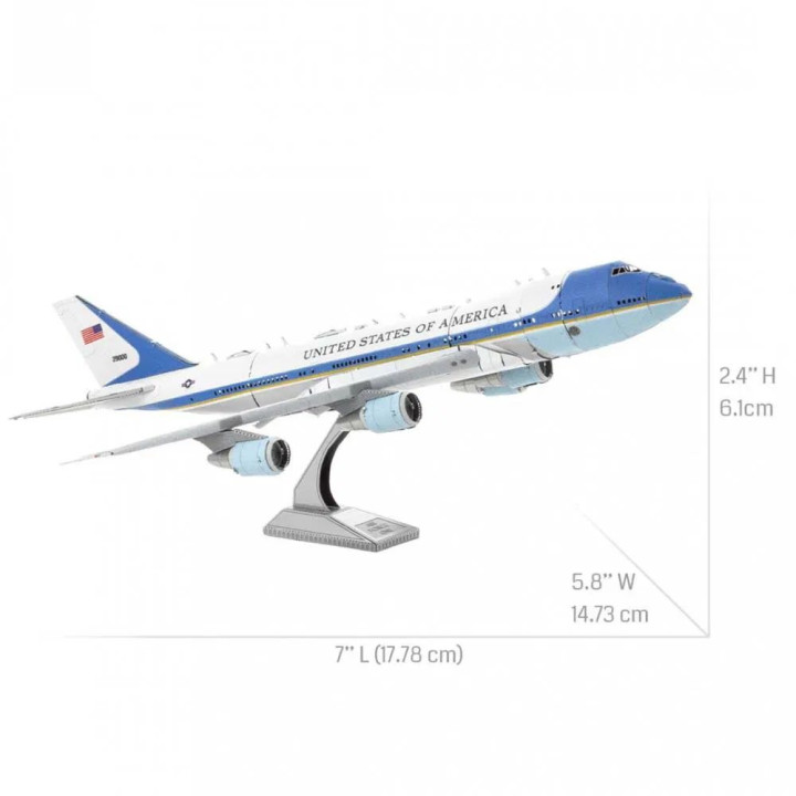 Metal Earth Luxusná oceľová stavebnica Air Force One