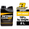 Kvalitní rekreační palivo pro off-road modely s 16% nitromethanu. Balení 2 litry.