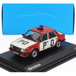 ABREX ŠKODA 120L PO FIRE ENGINE 1984 - RED WHITE 1/43