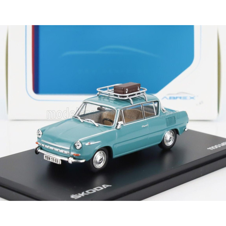 ABREX ŠKODA 1100 MBX 1969 - LIGHT GREEN 1/43