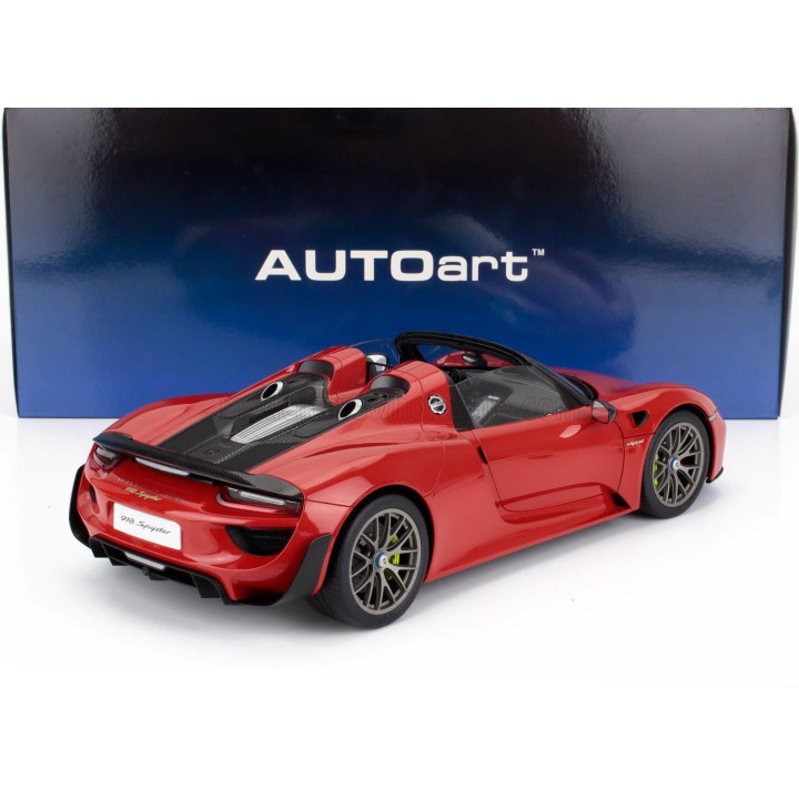 AUTOART PORSCHE 918 SPYDER WEISSACH PACKAGE 2013 - RED 1/12
