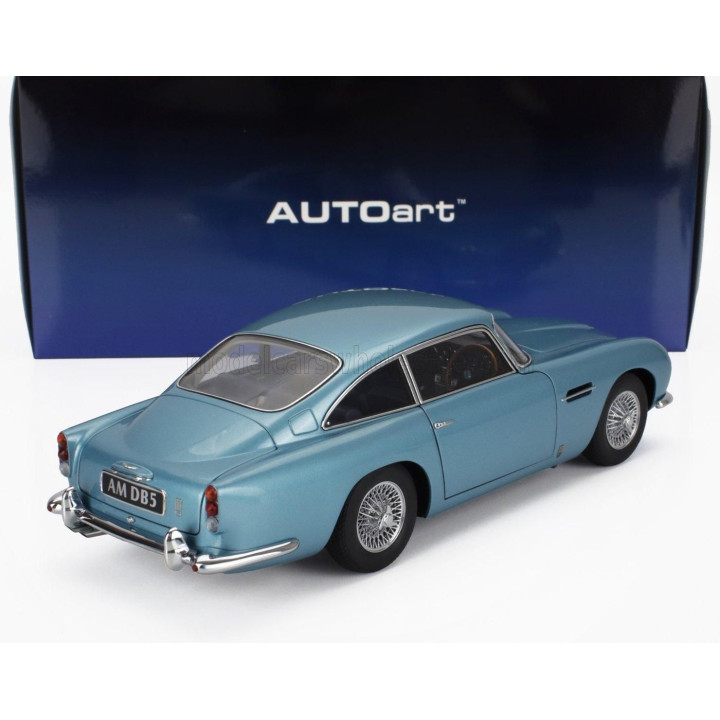 AUTOART ASTON MARTIN DB5 1964 - CARIBBEAN PEARL BLUE 1/18