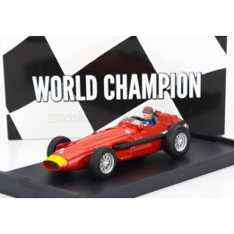 BRUMM MASERATI F1  250F N 1 WORLD CHAMPION WINNER GERMANY GP 1957 JUAN MANUEL FANGIO - WITH DRIVER FIGURE - RED 1/43