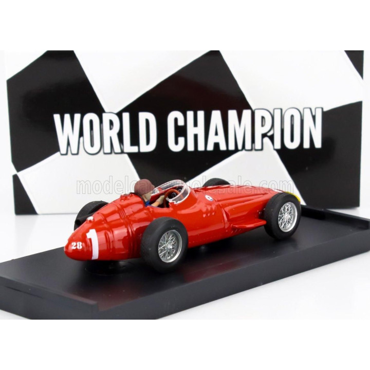 BRUMM MASERATI F1  250F N 1 WORLD CHAMPION WINNER GERMANY GP 1957 JUAN MANUEL FANGIO - WITH DRIVER FIGURE - RED 1/43