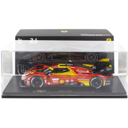 BURAGO FERRARI 499P 3.0L TURBO V6 TEAM FERRARI AF CORSE N 50 WINNER 24h LE MANS 2024 ANTONIO FUOCO - MIGUEL MOLINA - NICKLAS NIE