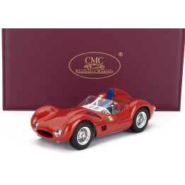 CMC MASERATI TIPO 61 2.9L S4 SPIDER BIRDCAGE GOODWOOD REVIVAL 2008 - RED 1/18