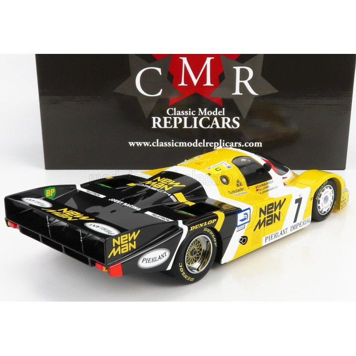 CMR PORSCHE 956L TURBO TEAM NEWMAN JOEST RACING N 7 WINNER 24h LE MANS 1984 K.LUDWIG - H.PESCAROLO - S.JOHANSSON - YELLOW BLACK 