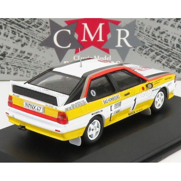 CMR AUDI SPORT QUATTRO A2 TEAM AUDI SPORT (night version) N 1 WINNER RALLY MONTECARLO 1984 WALTER ROHRL - CHRISTIAN GEISTDORFER 