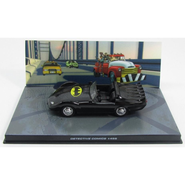 EDICOLA BATMAN BATMOBILE - DETECTIVE COMICS 456 - BLACK 1/43