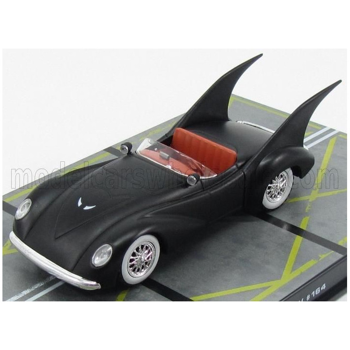 EDICOLA BATMAN BATMOBILE - BATMAN 164 - MATT BLACK 1/43