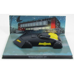 EDICOLA BATMAN BATMOBILE - DETECTIVE COMICS 591 - BLACK YELLOW 1/43